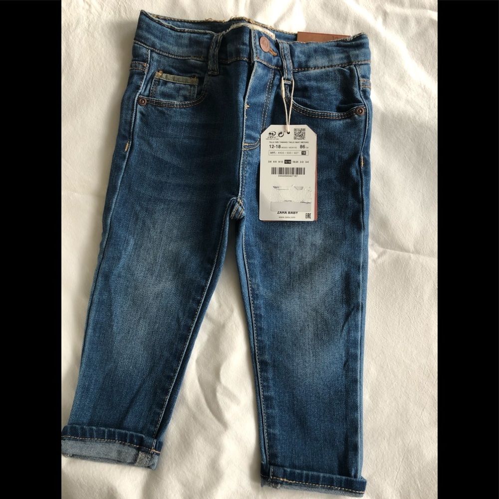 Zara Boy Jeans- Size 12-18 months